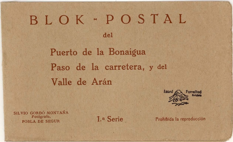 <p>Blok postal-Silvio Gordó Montaña. - Fotógrafo</p>