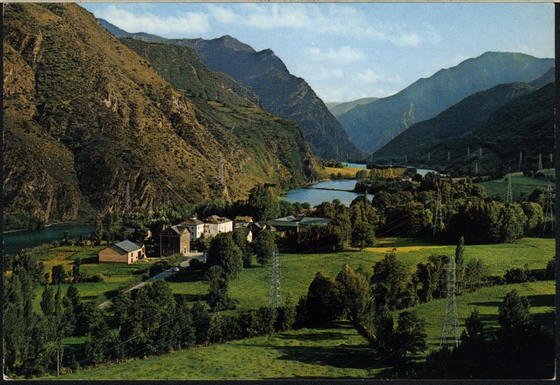 <p>Pirineos de lérida, el Pallars, Vista general de La Guingueta d'Aneu</p>