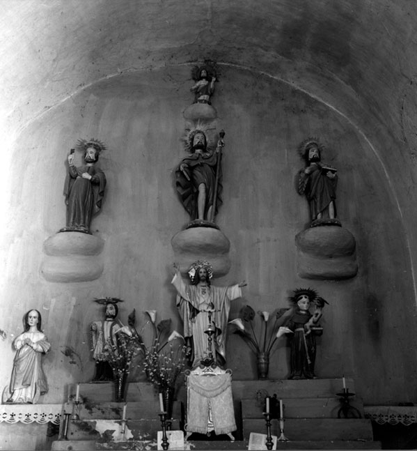 Talles a l'interior de l'església de Sant Jaume.