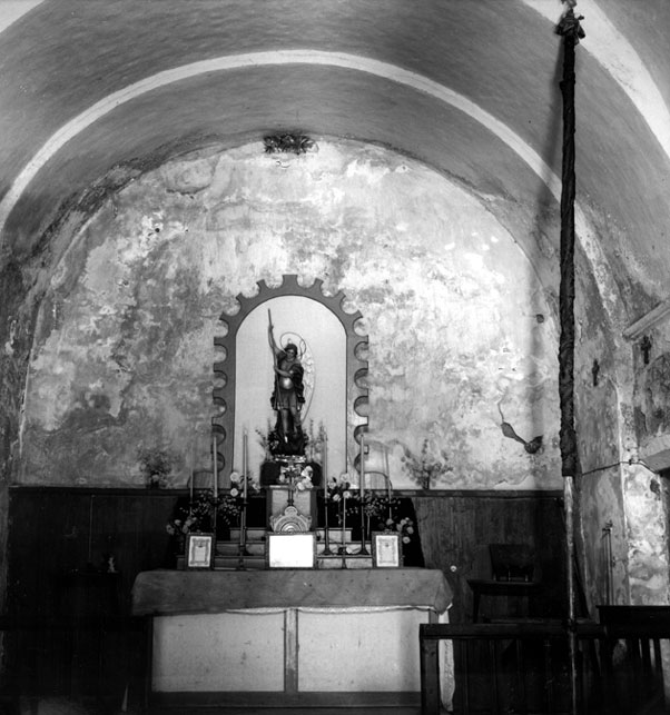 Interior de l'església parroquial de Sant Miquel.