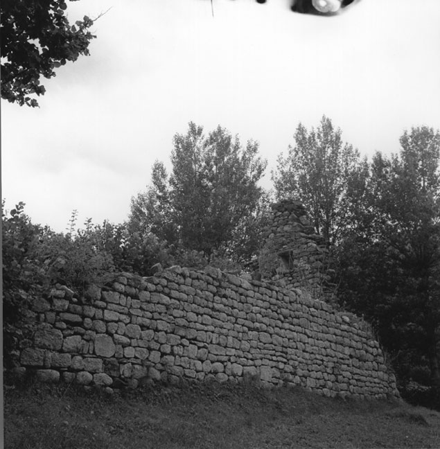 Restes romàniques de l'església de Santa Maria.