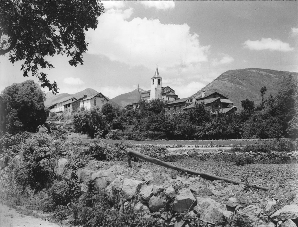 Vista general de València amb l'església de Sant Andreu al fons.