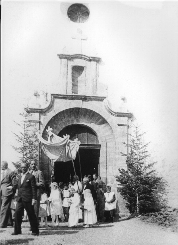 Processó de Corpus. església de Santa Llogaia. 