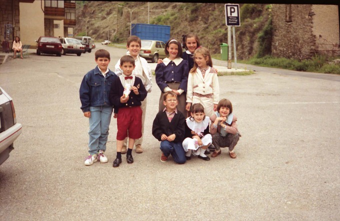 1ª comunió de Violant Carrera Foro, els nens convidats.