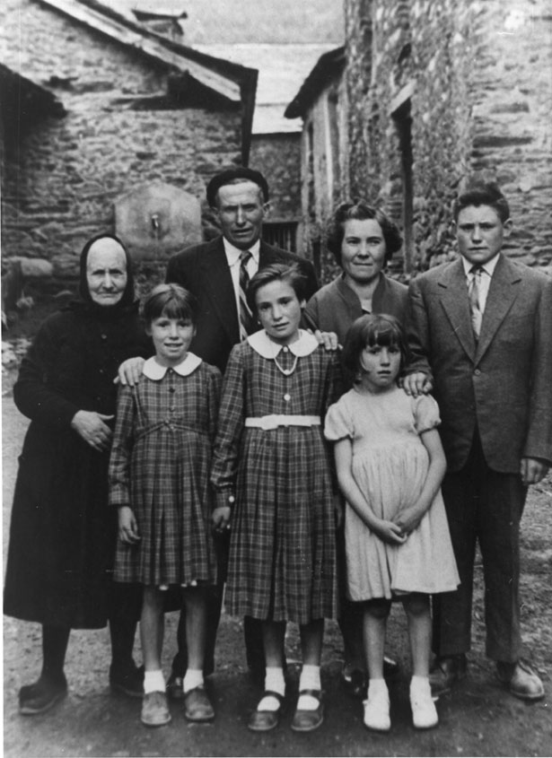 Família Moliner a la plaça.