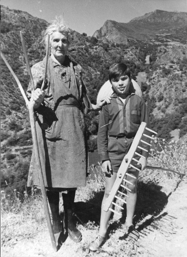 Antonio Ricou de Casa Gepa i la seva padrina.