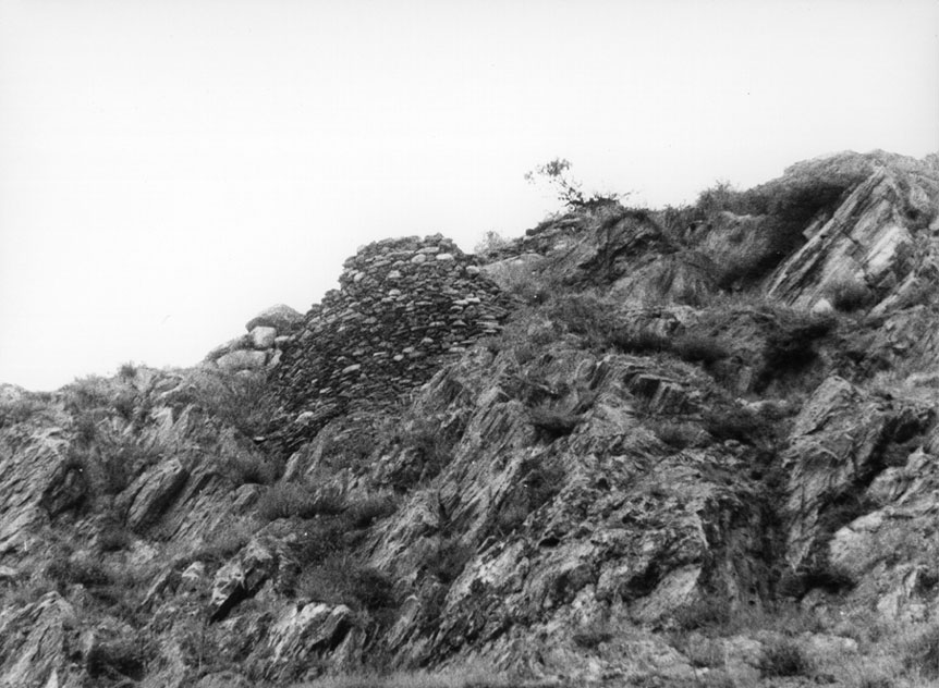 Restes de l'antic Castell del Pallars a València.