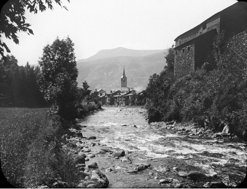 La Noguera Pallaresa en arribar a Esterri.