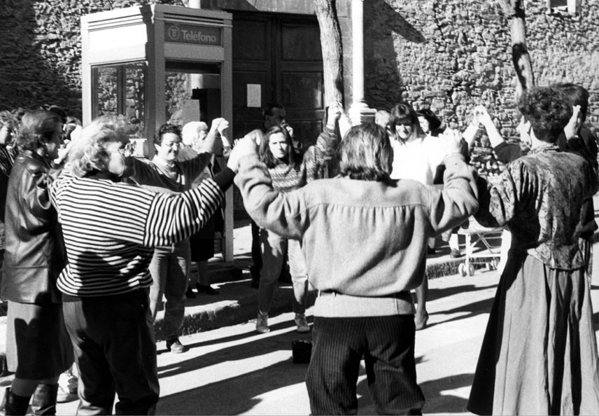 Festa de Santa Àgueda. Ballada de Sardanes al carrer Major.