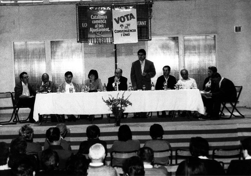 Presentació de la candidatura d'Esterri per C.i.U. al Poliesportiu.