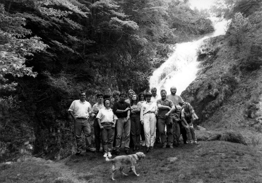 Trobada amb el grup de Salau.