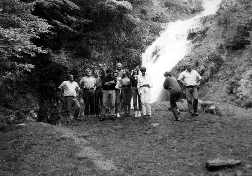 Trobada amb el grup de Salau.