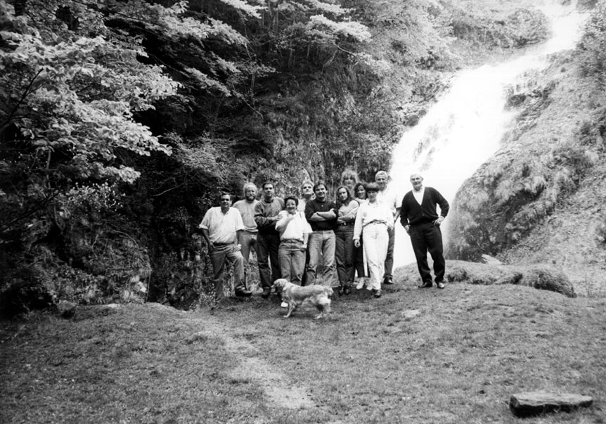 Trobada amb el grup de Salau.