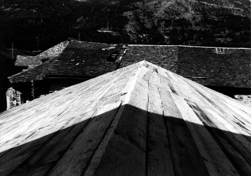 Obres de restauració de Casa Gassia. Llosat.