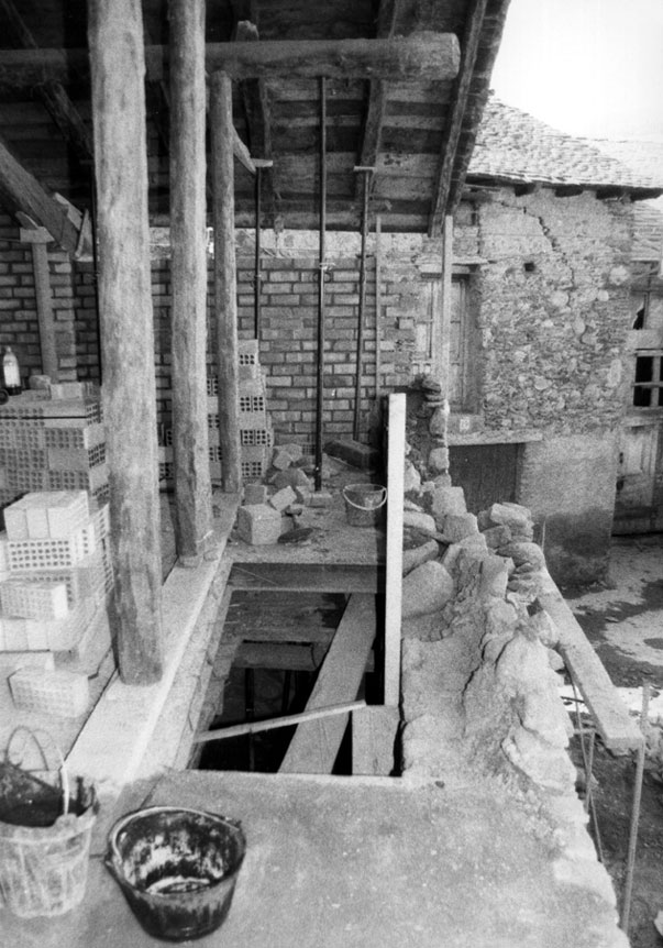 Obres de restauració de Casa Gassia.