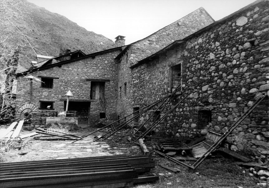 Obres de restauració de Casa Gassia. Batedor.