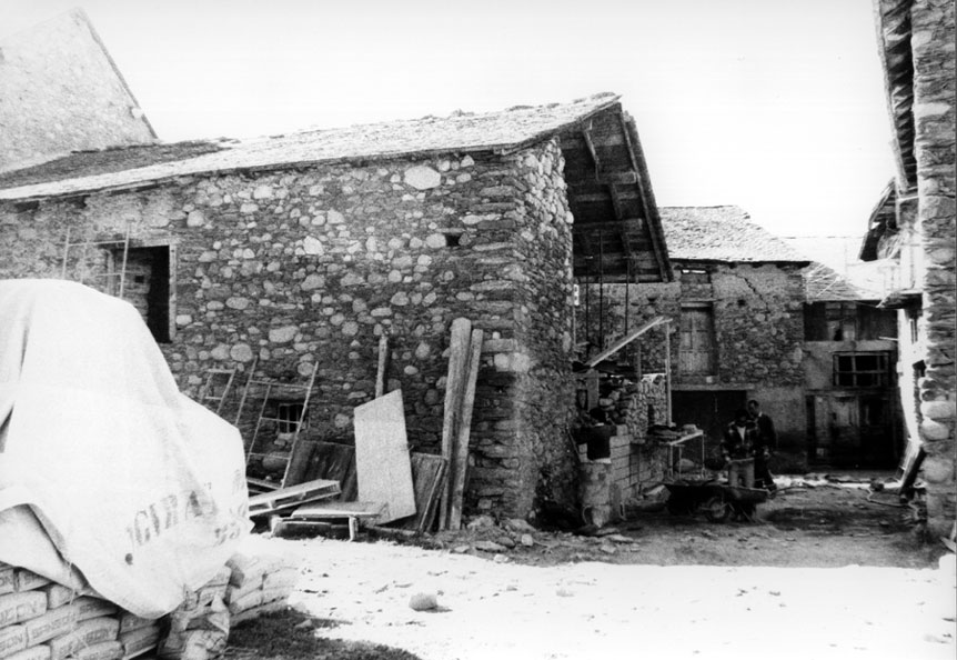 Obres de restauració de Casa Gassia. 