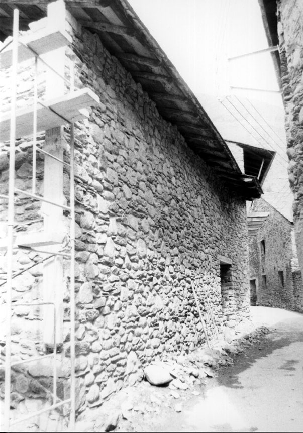 Obres de restauració de Casa Gassia. 