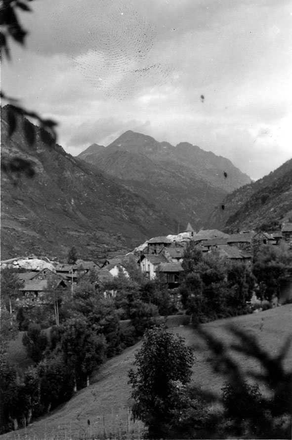 Vista d'un poble.