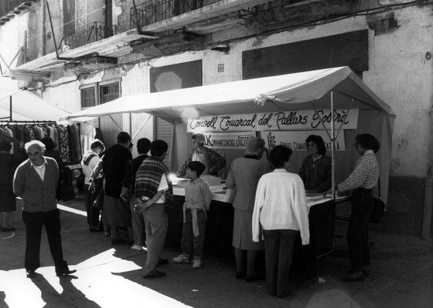 Fira de Santa Teresa. Estand del Consell Comarcal del Pallars Sobirà.