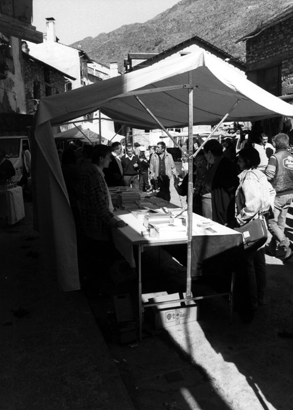 Fira de Santa Teresa. Estand del Consell Comarcal del Pallars Sobirà.