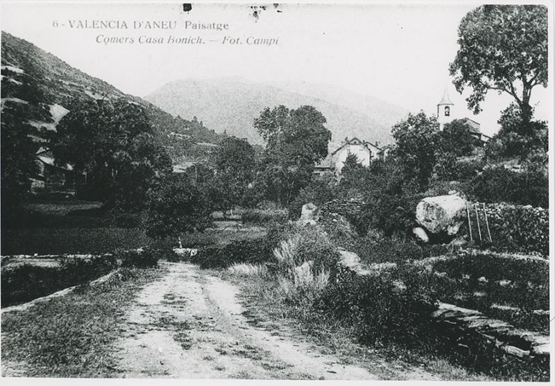 Postal. Vista parcial de València des de la carretera de sota el Rengar.