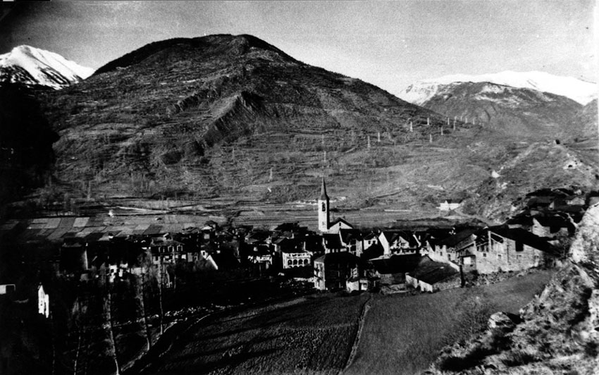 Vista general d'Esterri d'Àneu.