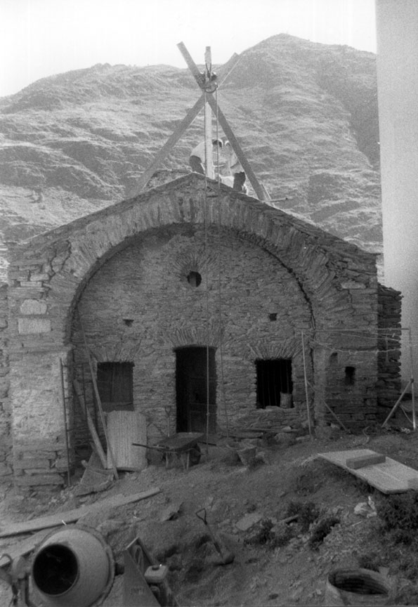 Sant Cosme. Obres de restauració.