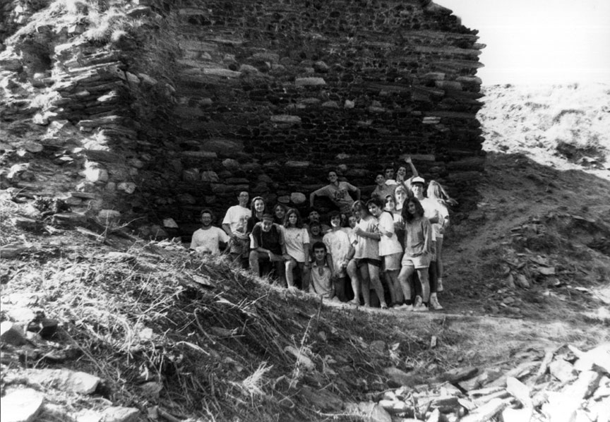 Grup de la campanya de neteja del Castell de València