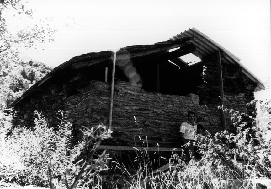 <p>Obres de restauració de la serradora d'Alós</p>