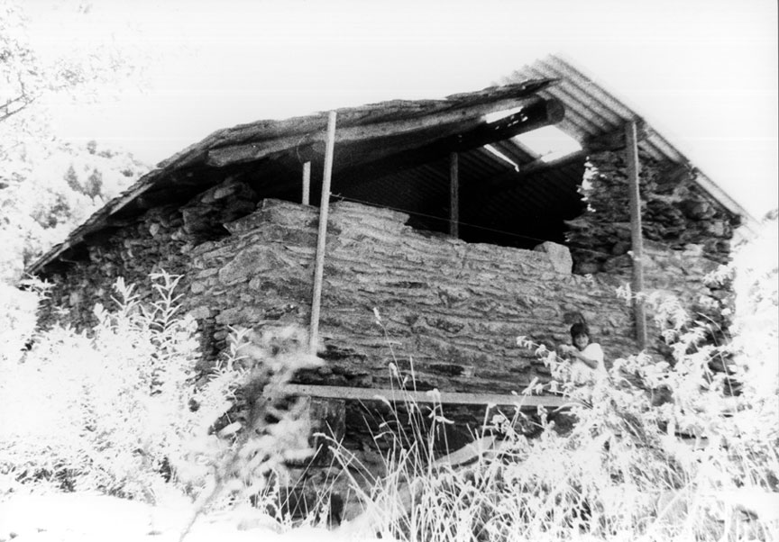 <p>Obres de restauració de la serradora d'Alós</p>