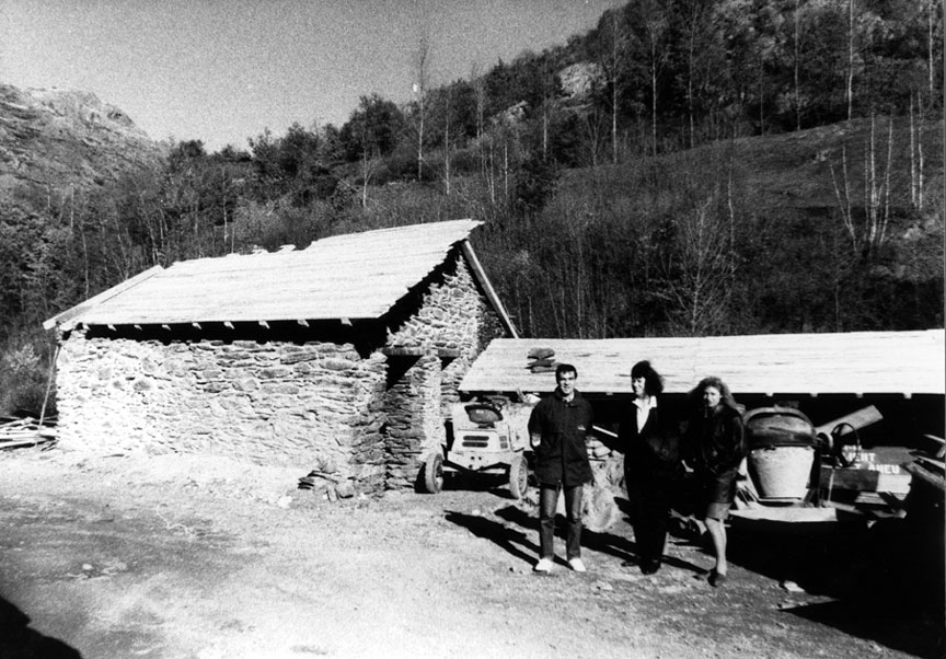 <p>Obres de restauració de la serradora d'Alós</p>