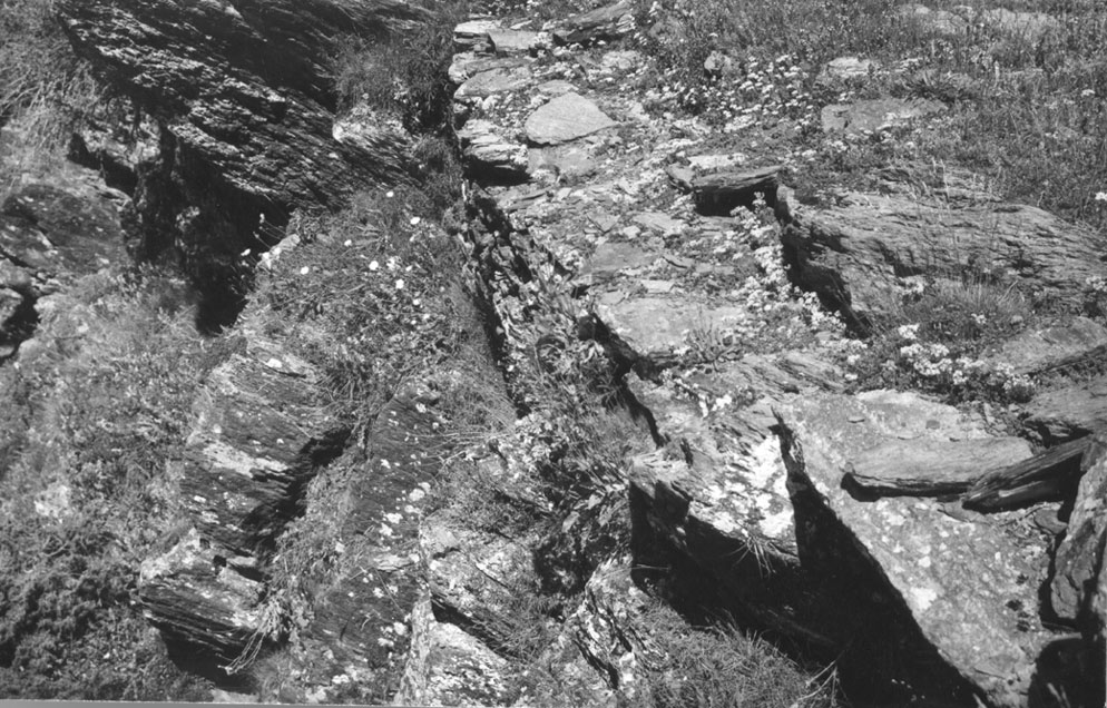 Restes de l'ermita romànica de Sant Jaume.