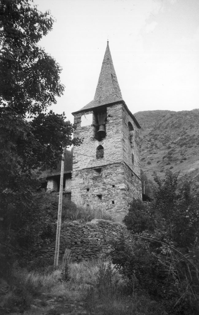 Campanar de l'església parroquial de Sant Llorenç.