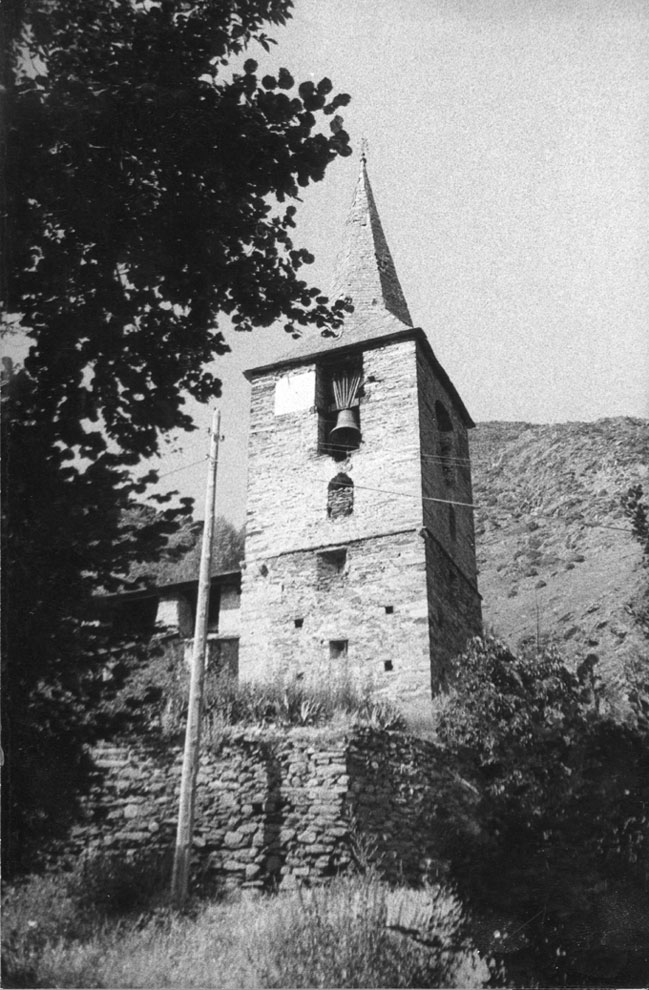 Campanar de l'església parroquial de Sant Llorenç. 