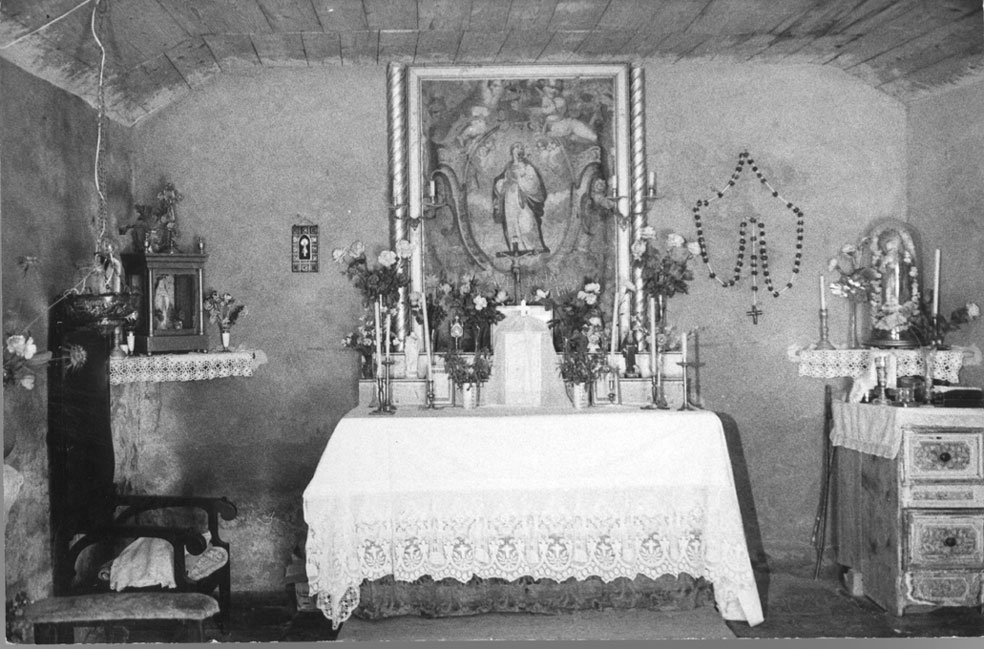 Altar de la capella de la Immaculada de Casa Visa.