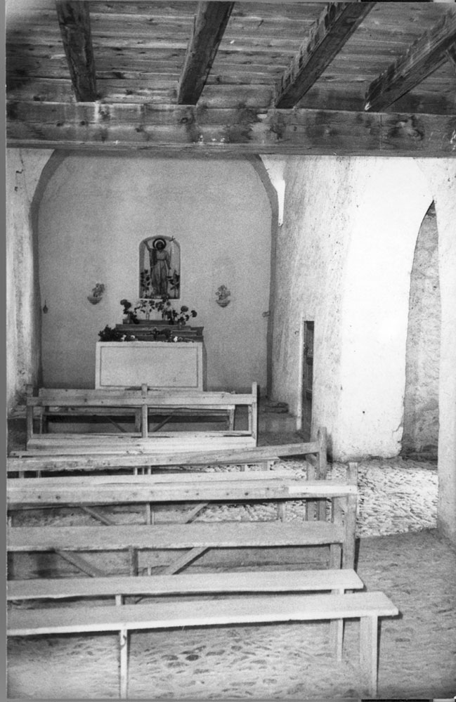 Interior de l'ermita de Sant Joan Baptista.