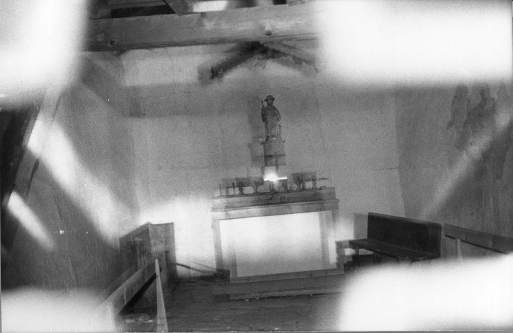 Altar de l'ermita de Sant Roc.