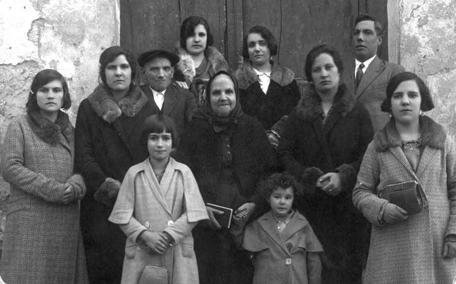 Família Juanmartí de Llarvent i Maria Cortina Juanmartí.