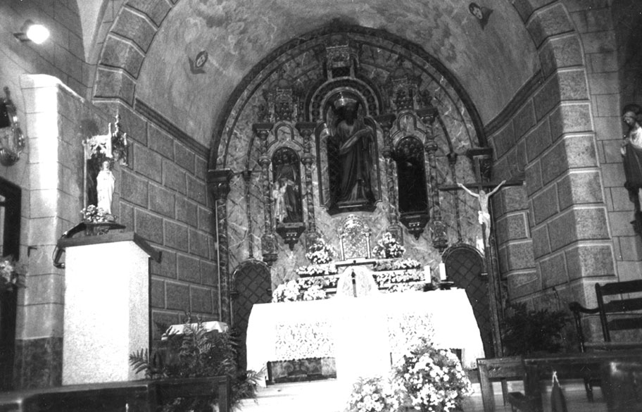 Altar major de l'església de Sant Andreu.