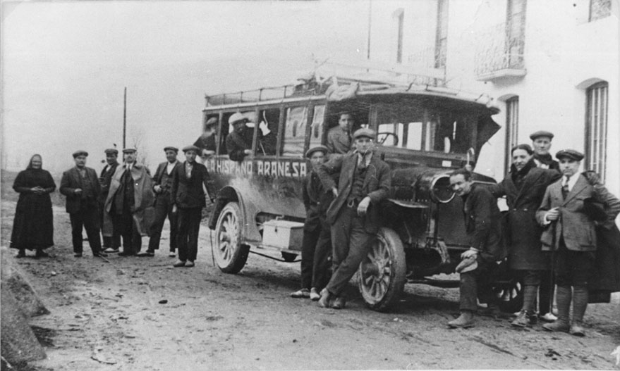 Autocar de l'Hispano Aranesa.