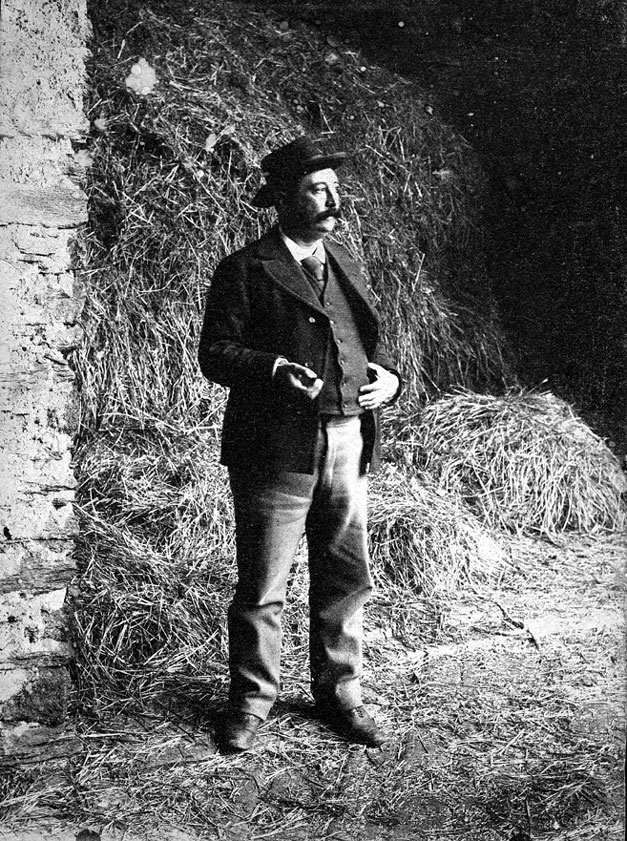 Josep Campi Martí en un paller.