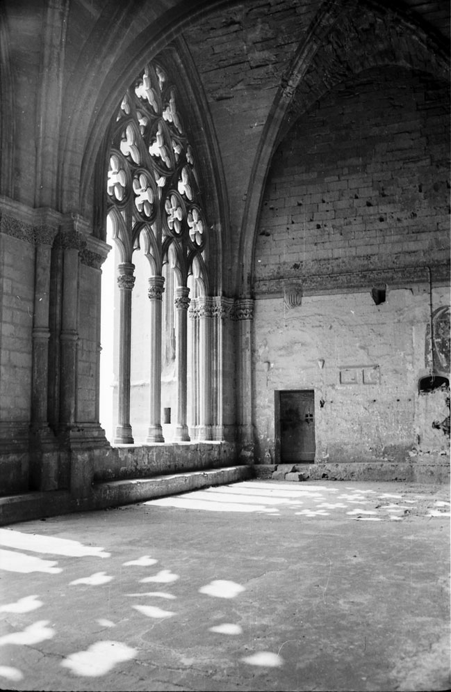 La Seu Vella de Lleida, vista del claustre.