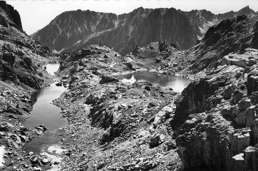 Vista de les Llacunes d'Amitges.