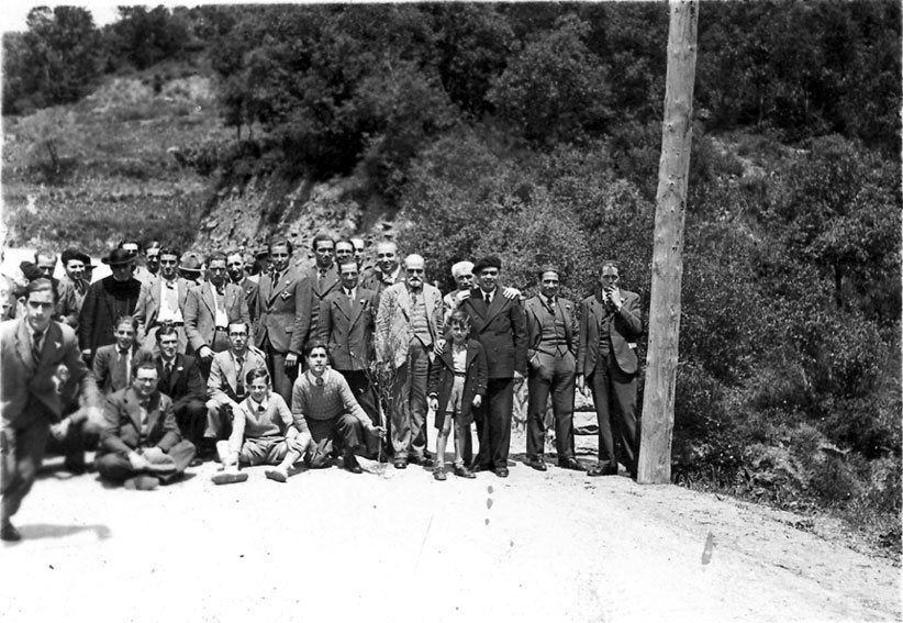 Grup de gent del país.