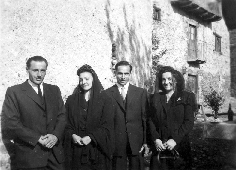 Casament de Manel de Casa Magí de Llavorre amb Celestina de Casa Laireu d'Estaron.