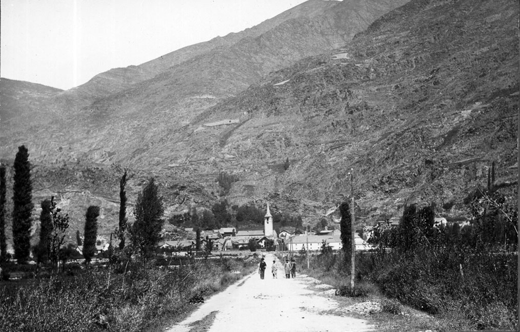 Vista de l'Entrada d'Esterri d'Àneu.