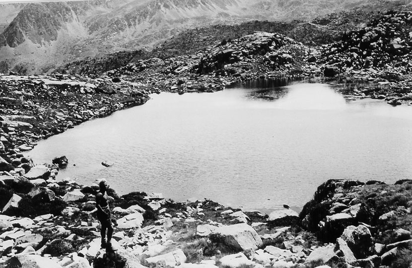 Llac de Pessons a Andorra.