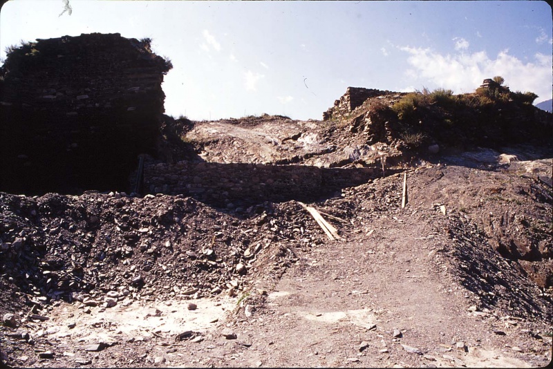 <p>Excavacions al Castell de València d'Àneu</p>