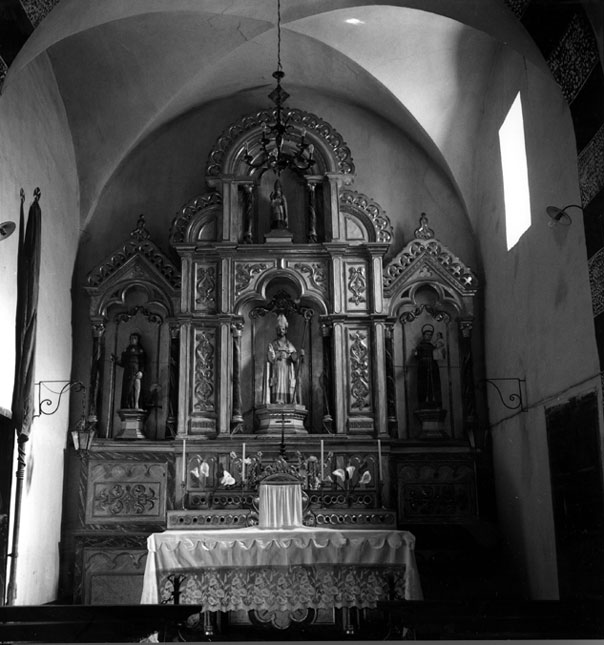 Altar major de l'església parroquial de Sant Martí.